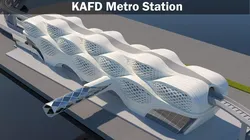 KAFD Metro Station 3D model