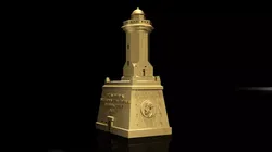 King Charles The First Lighthouse in Constanta 3D print model