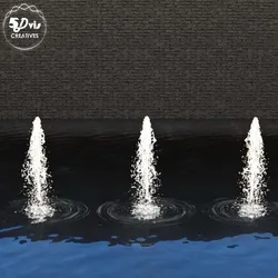 Lumion fountain - animated Low-poly 3D model