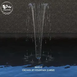 Lumion fountain - animated Low-poly 3D model