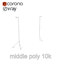 Modular Backdrop Frame System model pack Low-poly 3D model