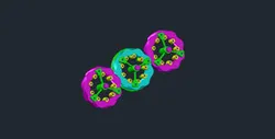 Multiple internal cycloid gear coupling model