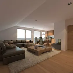 Open Plan Apartment Lounge 3D model