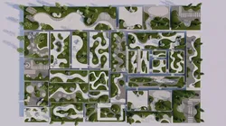 pack park-public park-pack Landscape 3D model