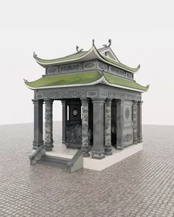 pagoda chinese temple 3D model