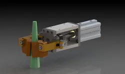 Pneumatic cylinder gripper
