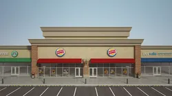 Retail Store Building 3D model