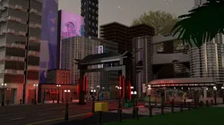 Sci-Fi Cyberpunk City and Desert Pack Low-poly 3D model