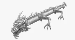 Silver Drake 3D model