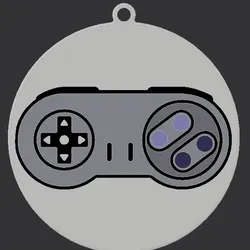 Super Nintendo Entertainment System Controller - Christmas Ornament