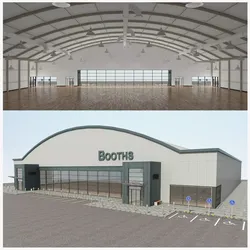 Supermarket Store Building 3D model