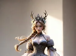 Swiss Alpine Queen I – Alpine Fantasy Statue