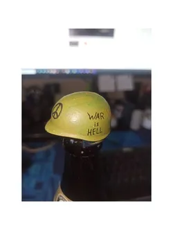 US M1 Beerbottle Helmet for 0,5l Euro glass bottles