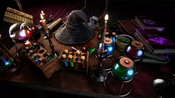 Wizard Table Props  30 Assets Low-poly 3D model