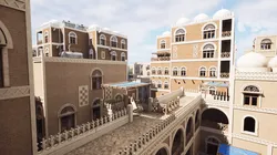 Yemen Buildings Modular Collection Low-poly 3D model