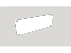 Blank Face Rack 10 inch