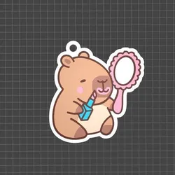CAPIBARA KEY RING MAKEUP MIRROR
