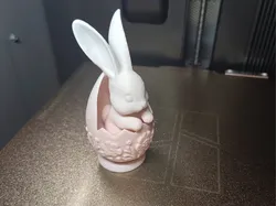 Easter Bunny Hatching from Egg - Free 3D Print Model