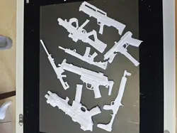 Group 4 Toy PIP Pistol Shotgun Toy gun Machine gun Sniper rifle Rifle Miniature static prop Model Small scale Ornament - Free 3D Print Model