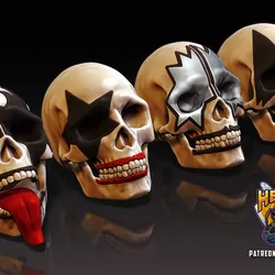 KISS Skulls Set