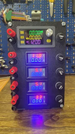 Lab Bench Power Supply from ATX PSU - Free 3D Print Model