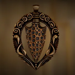 Native American Style Arrow Medallion
