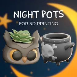 Night Pots Pack - Planter pots