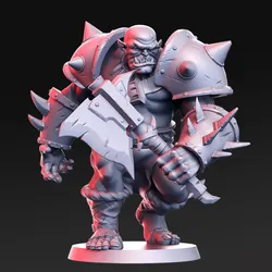 Orktar- Orc Chieftain- 32mm - DnD -