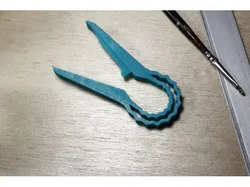 Papercraft tweezers