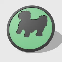 Pet Dog Coaster - Shitzu