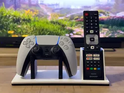 PS5 Controller & Remote Stand - Free 3D Print Model