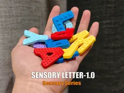 SENSORY LETTER-1.0 - Free 3D Print Model