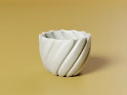 Vase Spiral Plants Colors - Free 3D Print Model