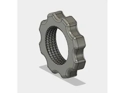 A larger nut for "fessyFOO's Yet Another Belt Tensioner"