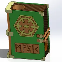 Arcane Tome Dice Tower – Portable Spell Book Edition. V1.0