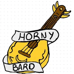 DND Keychain - Horny Bard
