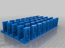 Game Pieces for Classic Stratego (European Ranking)