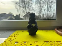 Geometric Spiral Vase  - Free 3D Print Model