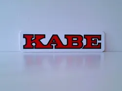 KABE logo 3 Colours - Free 3D Print Model