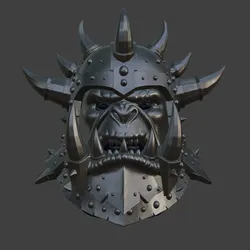 Ork Face Helmet