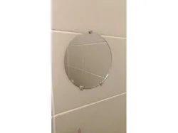 Round mirror hanger