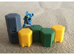 Stackable hexagonal crate
