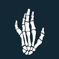 Suporte Alexa Echo Dot 4a e 5a Geração Skeleton Hand