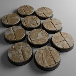 10x 32mm base with temple tiles (+toppers)