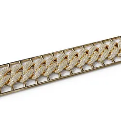 12mm Wide CUBAN Link Chain - SOLID FOR BRACELETS OR NECKLACE