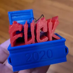 2020 Dumpster Fire Ornament