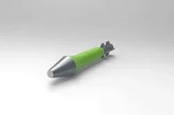 51mm I14a1 Mortar Bomb