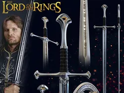 aragon sword anduril lord of the rings blade - Free 3D Print Model