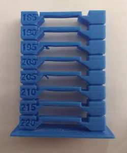Customizable Temperature Tower for Slic3r