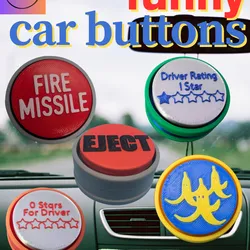 Funny Car Buttons-- Great gift for Dad!!